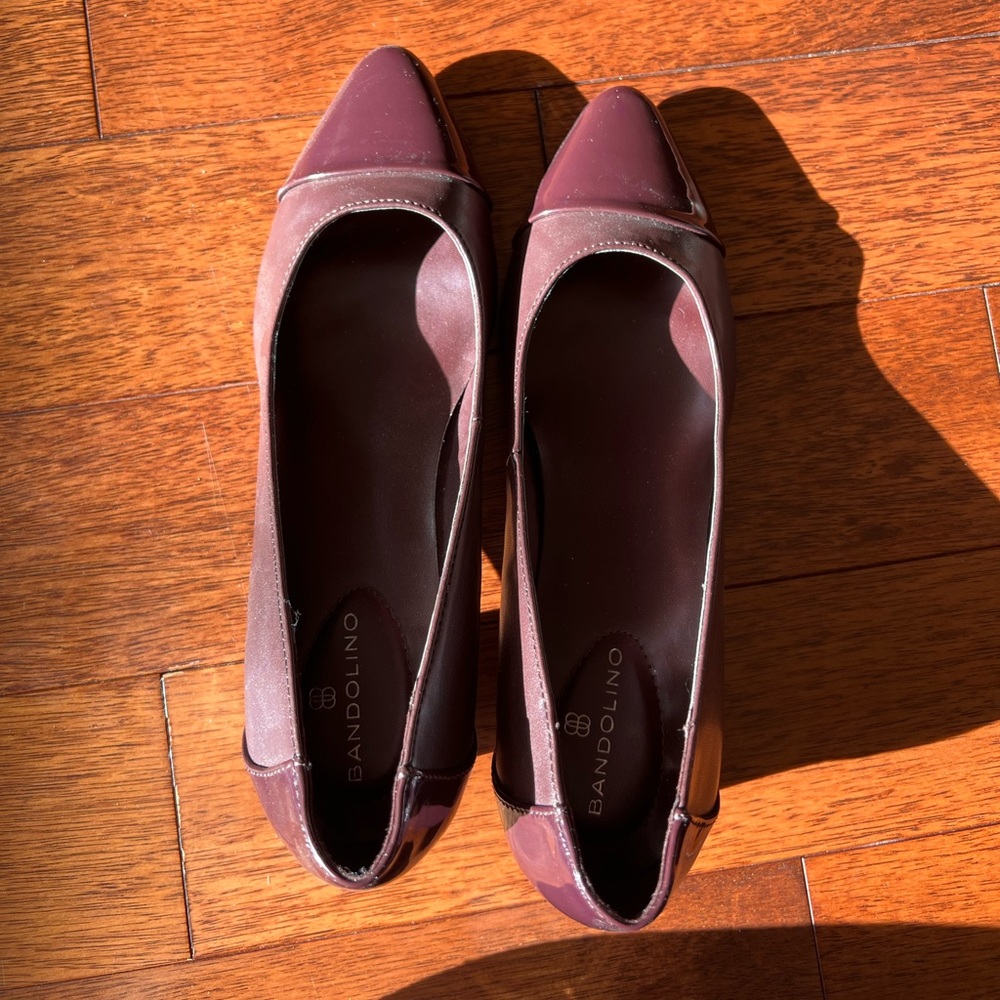 Bandolino, dark purple, size 6.5, brand new